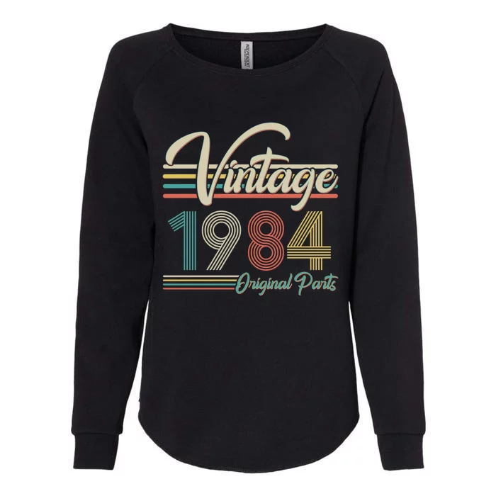 Vintage Original Parts 1984 40th Birthday Womens California Wash Sweatshirt