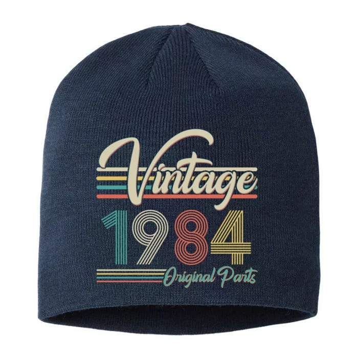 Vintage Original Parts 1984 40th Birthday 8 1/2in Sustainable Knit Beanie