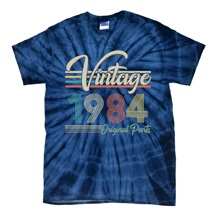 Vintage Original Parts 1984 40th Birthday Tie-Dye T-Shirt