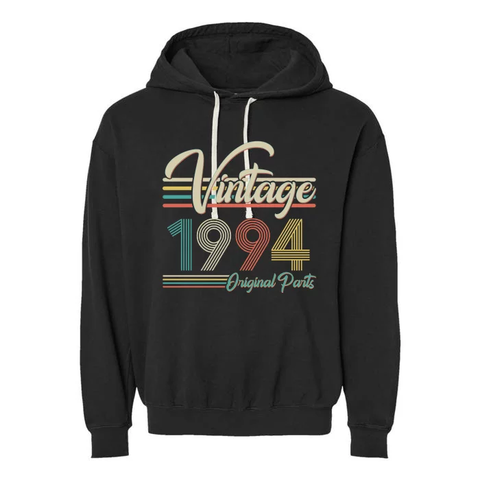 Vintage Original Parts 1994 30th Birthday Garment-Dyed Fleece Hoodie