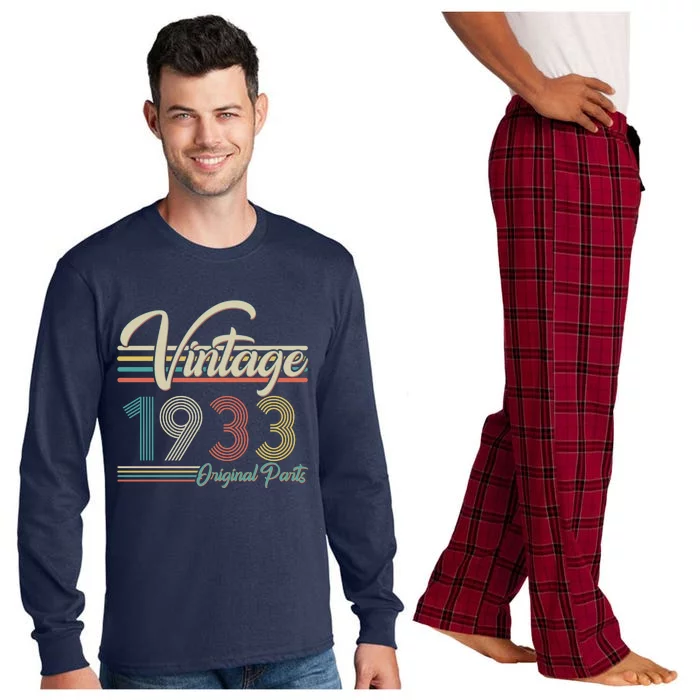 Vintage Original Parts 1933 90th Birthday Long Sleeve Pajama Set