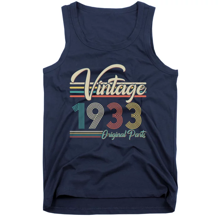 Vintage Original Parts 1933 90th Birthday Tank Top