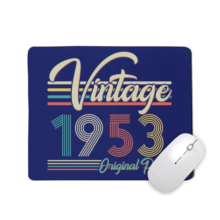 Vintage Original Parts 1953 70th Birthday Mousepad