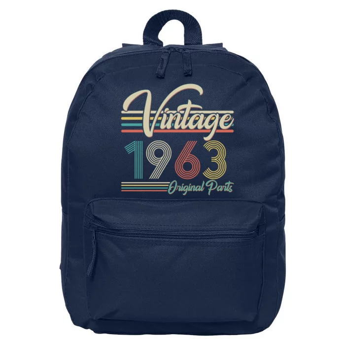 Vintage Original Parts 1963 60th Birthday 16 in Basic Backpack