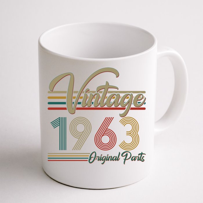 Vintage Original Parts 1963 60th Birthday Front & Back Coffee Mug