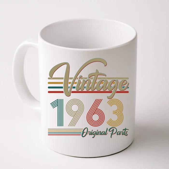 Vintage Original Parts 1963 60th Birthday Front & Back Coffee Mug