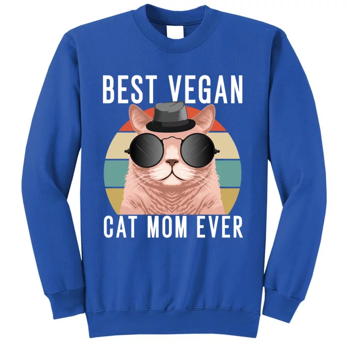 Veganism Or Plant Based A Vegan Mom Best Vegan Cat Mom Ever Great Gift Sweatshirt