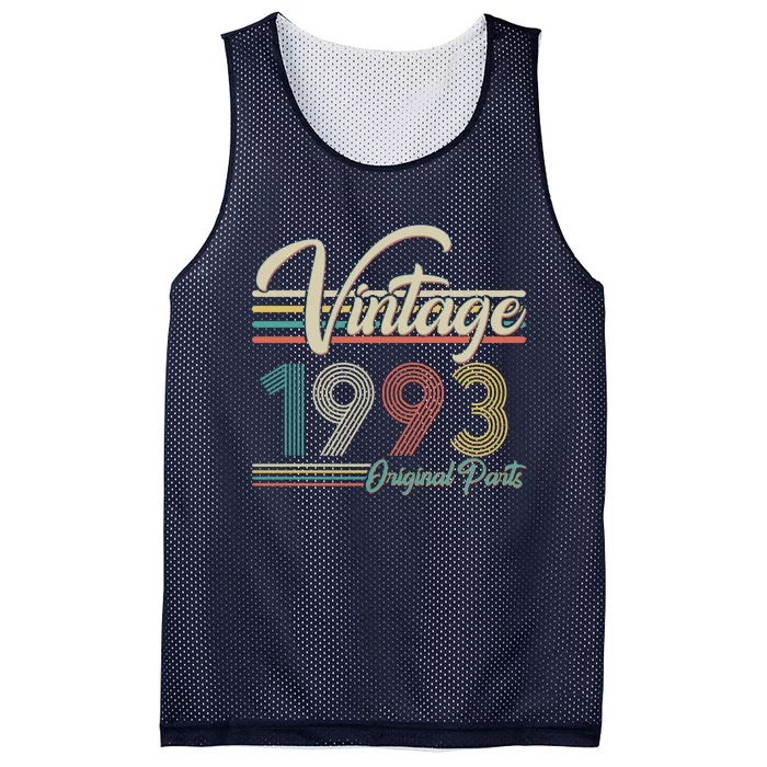 Vintage Original Parts 1993 30th Birthday Mesh Reversible Basketball Jersey Tank