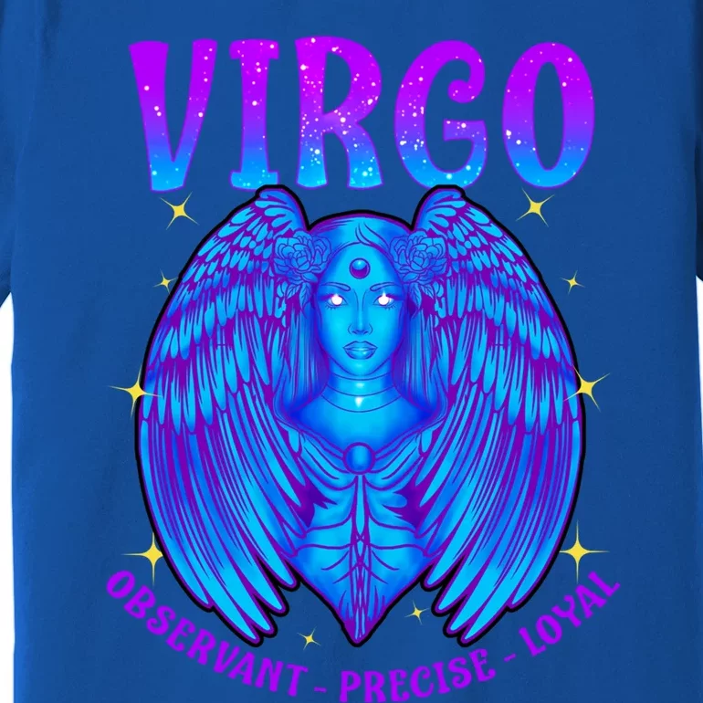 Virgo Observant Precise Loyal Virgo Zodiac Gift Premium T-Shirt