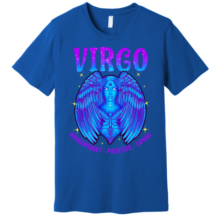 Virgo Observant Precise Loyal Virgo Zodiac Gift Premium T-Shirt