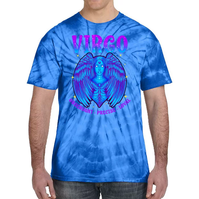 Virgo Observant Precise Loyal Virgo Zodiac Gift Tie-Dye T-Shirt