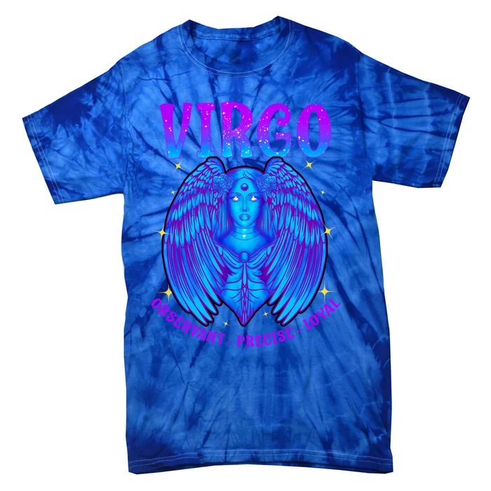 Virgo Observant Precise Loyal Virgo Zodiac Gift Tie-Dye T-Shirt