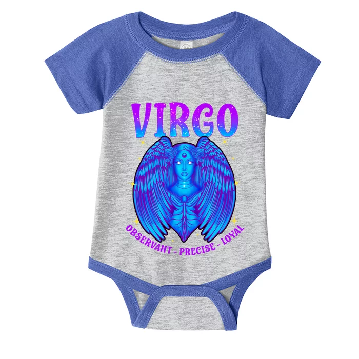 Virgo Observant Precise Loyal Virgo Zodiac Gift Infant Baby Jersey Bodysuit