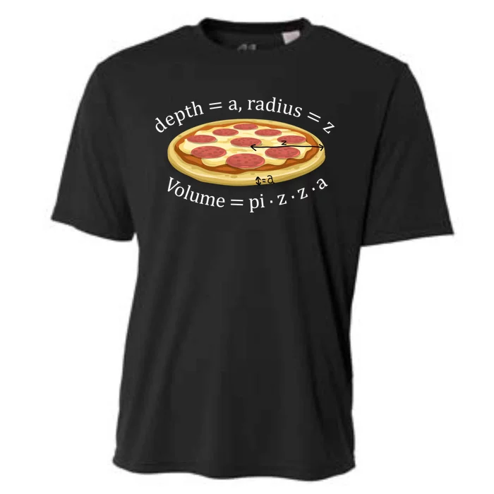 Volume Of Pizza Funny Math Gift Cooling Performance Crew T-Shirt