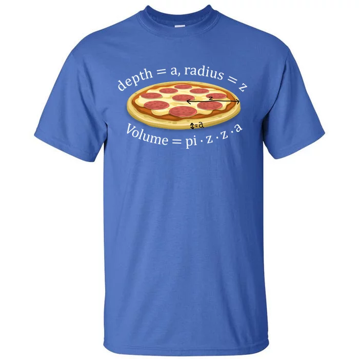 Volume Of Pizza Funny Math Gift Tall T-Shirt