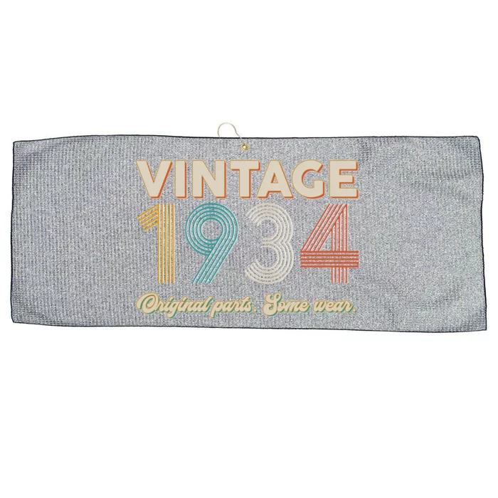 Vintage Original Parts Some Wear 1934 90th Birthday Large Microfiber Waffle Golf Towel