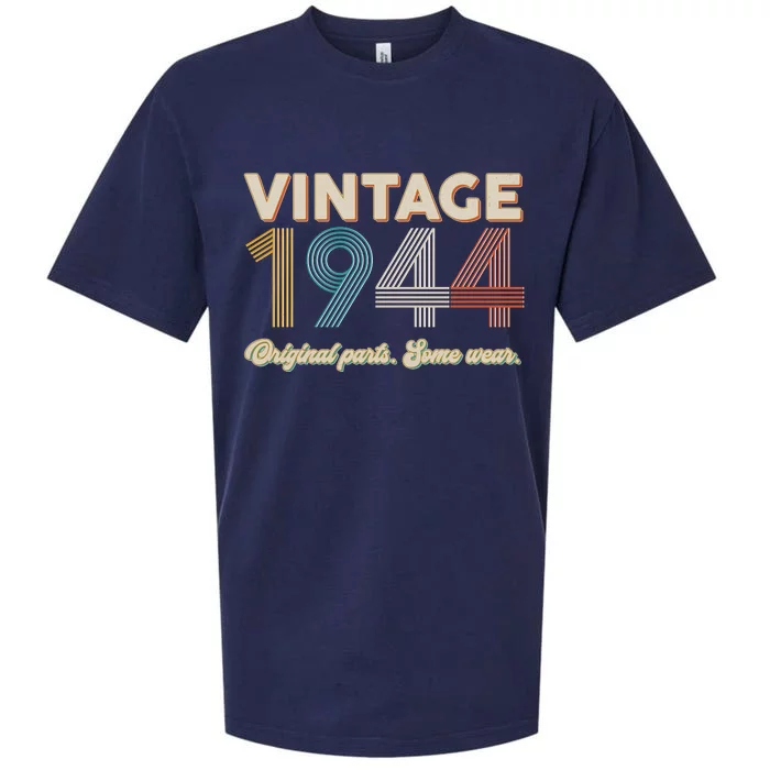 Vintage Original Parts Some Wear 1944 80th Birthday Sueded Cloud Jersey T-Shirt