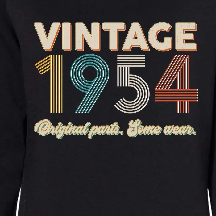 Vintage Original Parts Some Wear 1954 70th Birthday Womens California Wash Sweatshirt