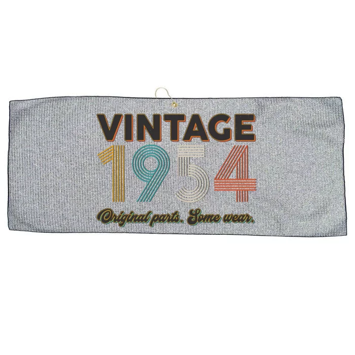 Vintage Original Parts Some Wear 1954 70th Birthday Large Microfiber Waffle Golf Towel