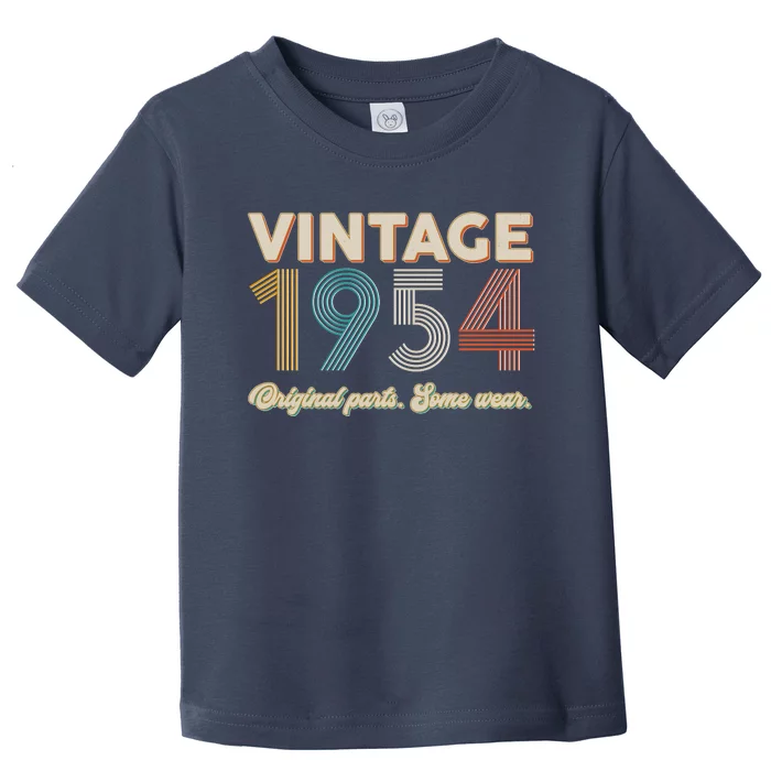 Vintage Original Parts Some Wear 1954 70th Birthday Toddler T-Shirt