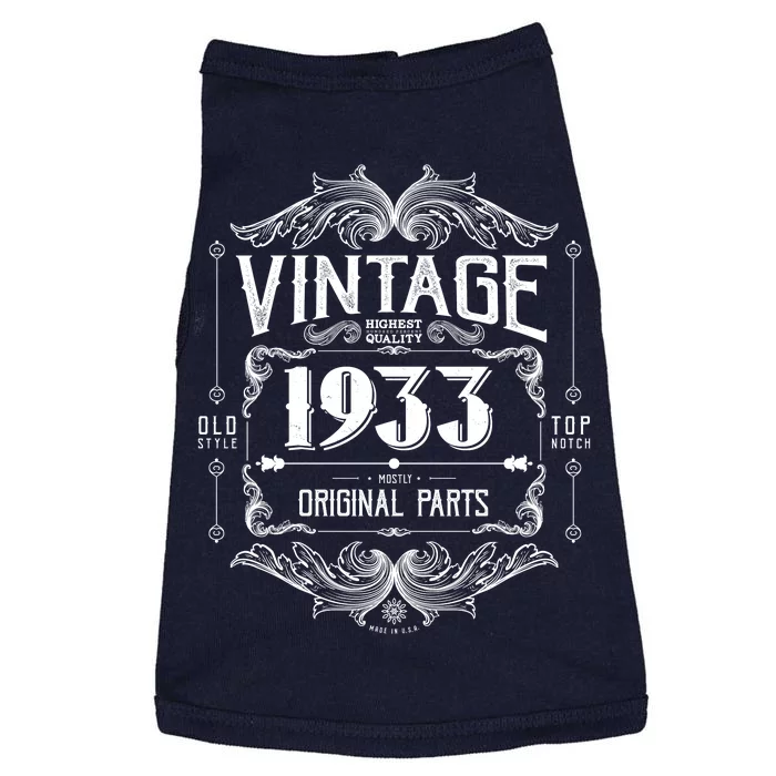 Vintage Old Style Top Notch Mostly Original Parts Whiskey Label 1933 90 Doggie Tank