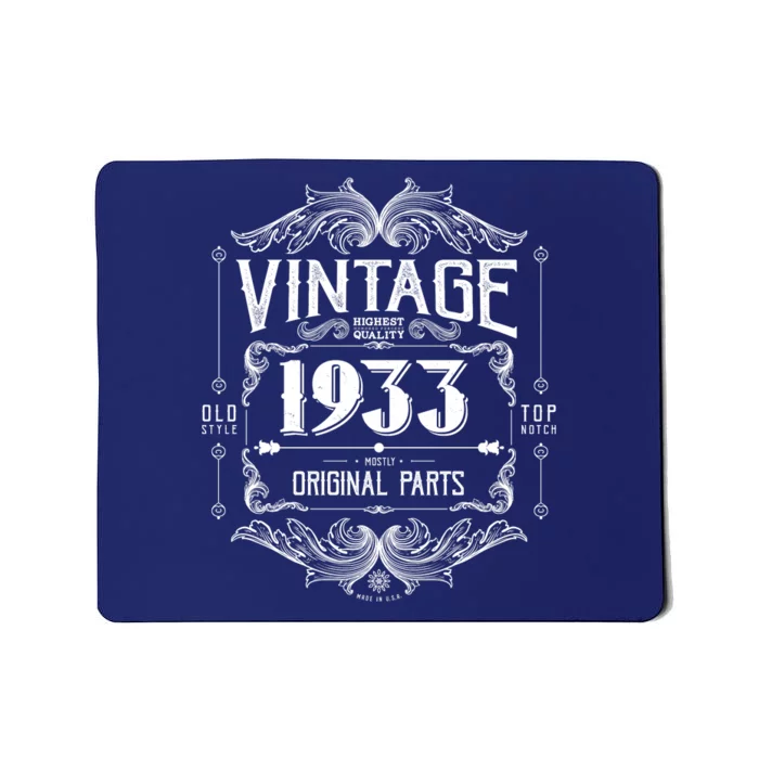 Vintage Old Style Top Notch Mostly Original Parts Whiskey Label 1933 90 Mousepad