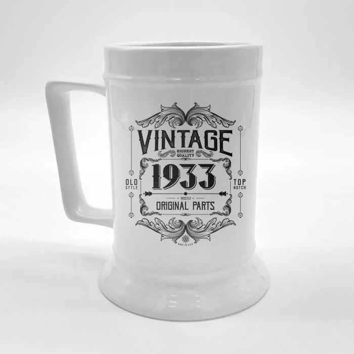 Vintage Old Style Top Notch Mostly Original Parts Whiskey Label 1933 90 Front & Back Beer Stein