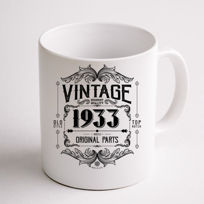 Vintage Old Style Top Notch Mostly Original Parts Whiskey Label 1933 90 Front & Back Coffee Mug