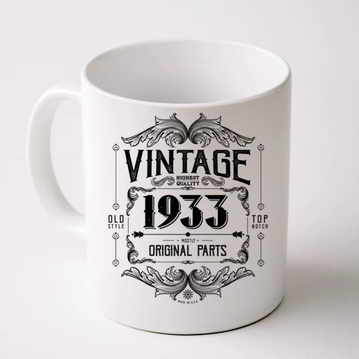 Vintage Old Style Top Notch Mostly Original Parts Whiskey Label 1933 90 Front & Back Coffee Mug