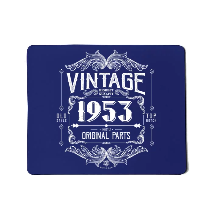 Vintage Old Style Top Notch Mostly Original Parts Whiskey Label 1953 70 Mousepad