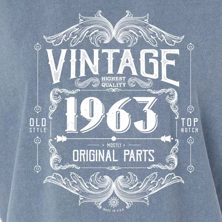 Vintage Old Style Top Notch Mostly Original Parts Whiskey Label 1963 60 Garment-Dyed Women's Muscle Tee