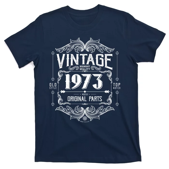 Vintage Old Style Top Notch Mostly Original Parts Whiskey Label 1973 50 T-Shirt