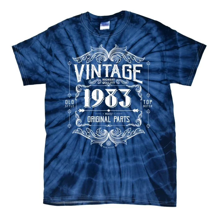 Vintage Old Style Top Notch Mostly Original Parts Whiskey Label 1983 40 Tie-Dye T-Shirt