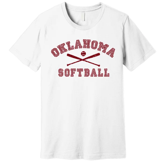 Vintage Oklahoma Softball Gear Premium T-Shirt