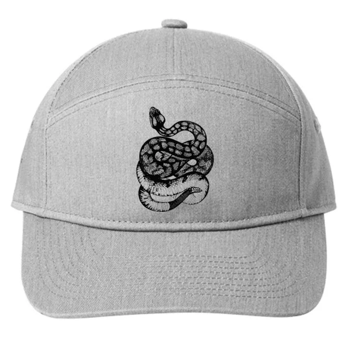 Vintage Ophiology South American Rattle Snake Tee 7-Panel Snapback Hat