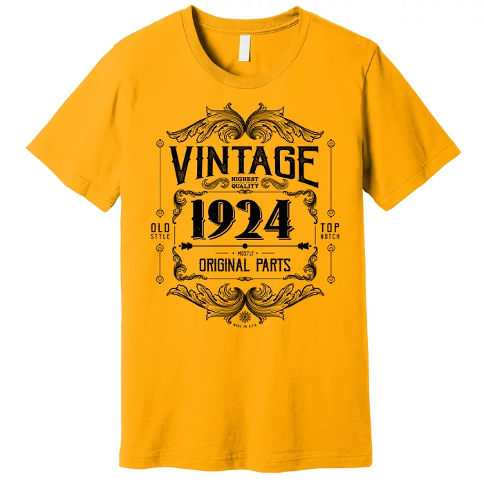 Vintage Old Style Top Notch Mostly Original Parts Whiskey Label 1924 100 Premium T-Shirt