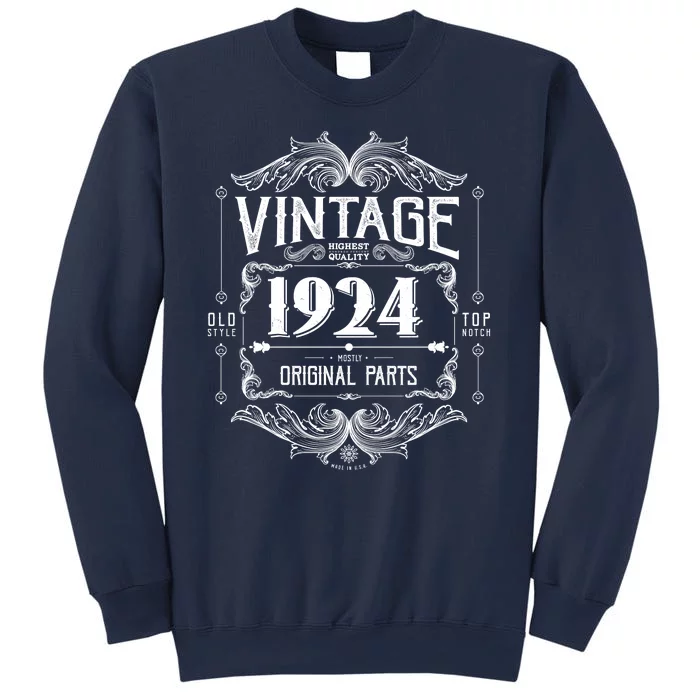 Vintage Old Style Top Notch Mostly Original Parts Whiskey Label 1924 100 Sweatshirt