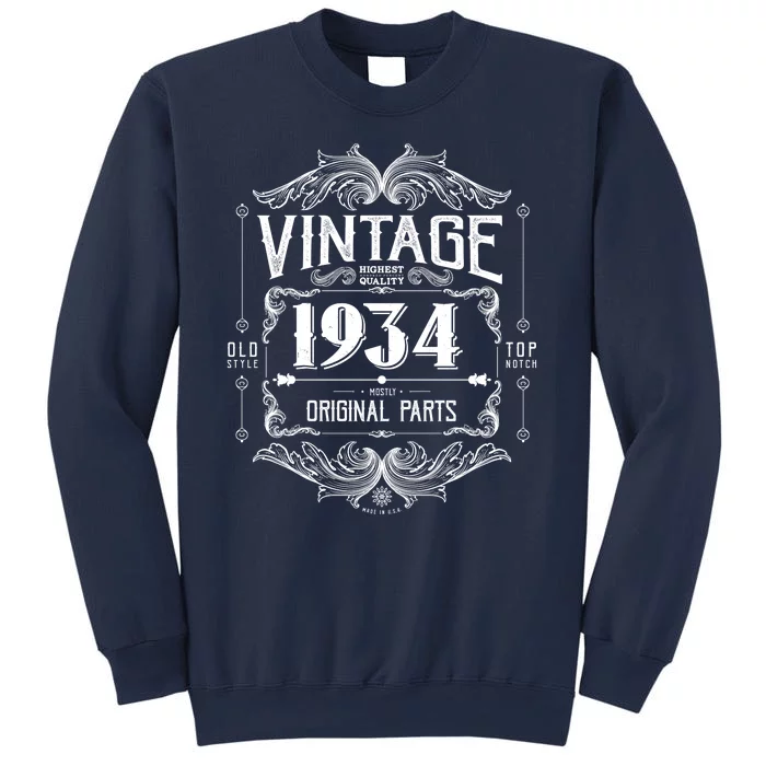 Vintage Old Style Top Notch Mostly Original Parts Whiskey Label 1934 90 Sweatshirt