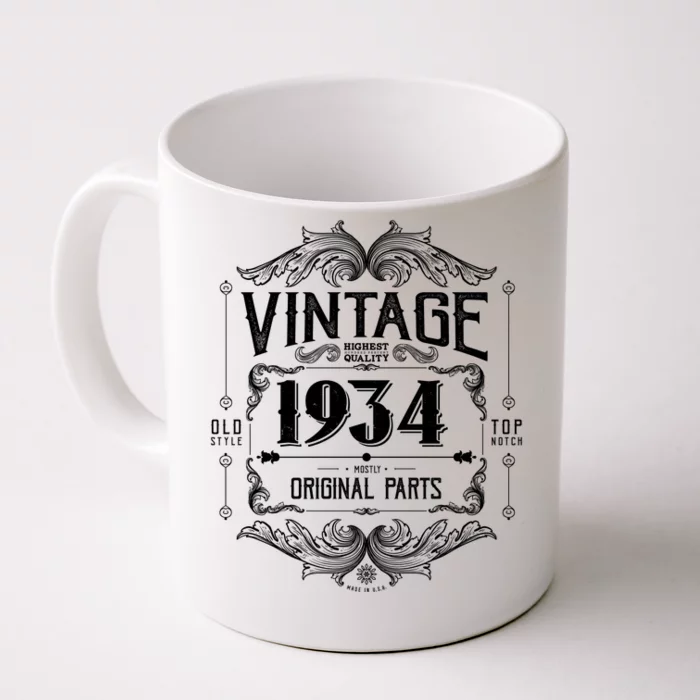 Vintage Old Style Top Notch Mostly Original Parts Whiskey Label 1934 90 Front & Back Coffee Mug