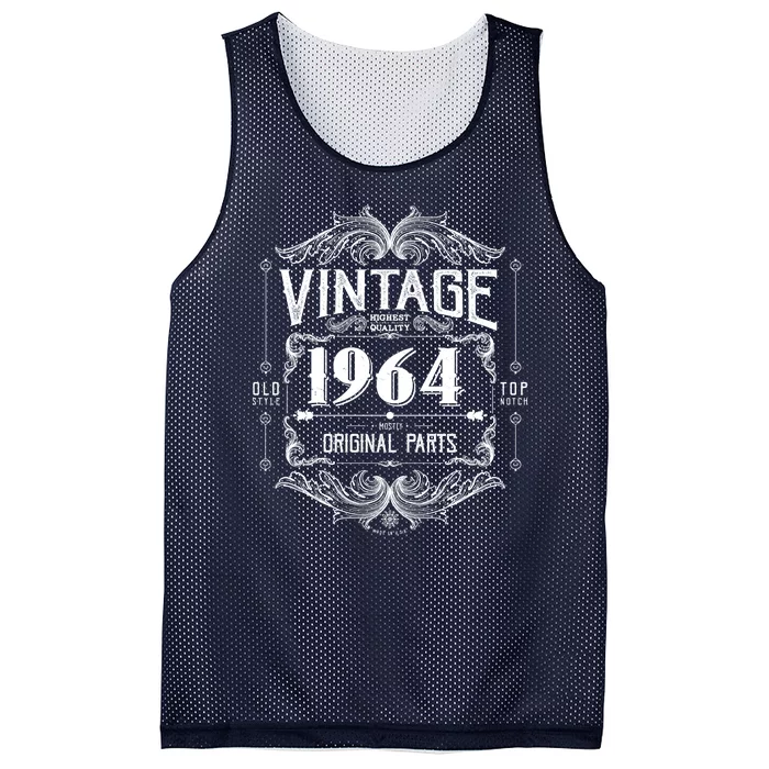 Vintage Old Style Top Notch Mostly Original Parts Whiskey Label 1964 60 Mesh Reversible Basketball Jersey Tank