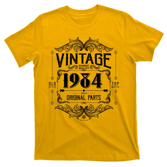 Vintage Old Style Top Notch Mostly Original Parts Whiskey Label 1984 40 T-Shirt