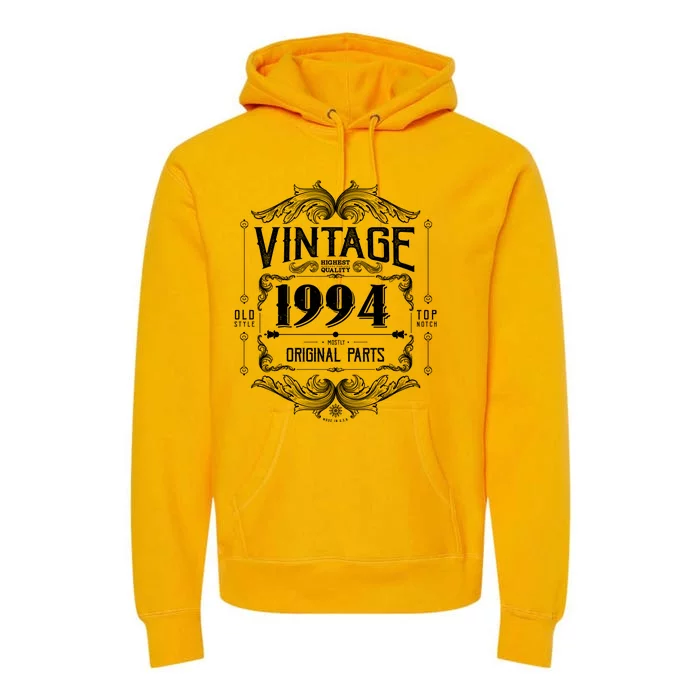 Vintage Old Style Top Notch Mostly Original Parts Whiskey Label 1994 30 Premium Hoodie