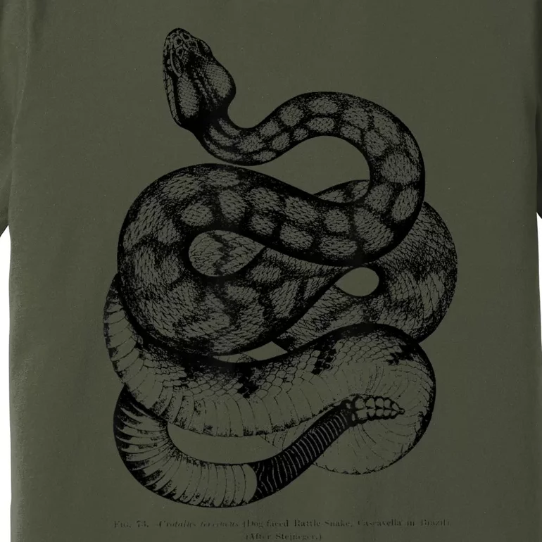 Vintage Ophiology South American Rattle Snake Tee Premium T-Shirt