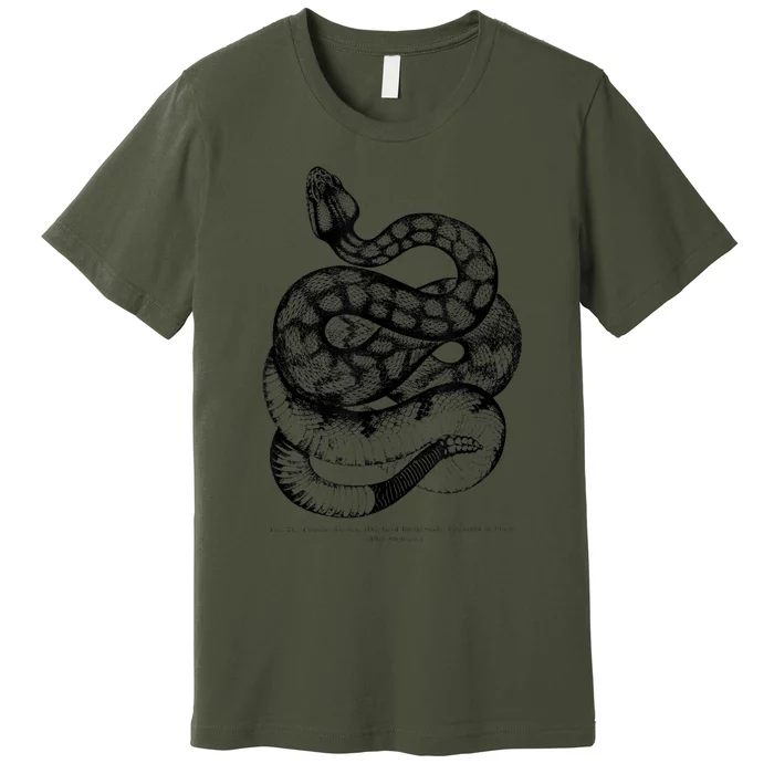 Vintage Ophiology South American Rattle Snake Tee Premium T-Shirt