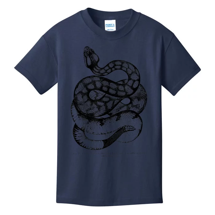 Vintage Ophiology South American Rattle Snake Tee Kids T-Shirt