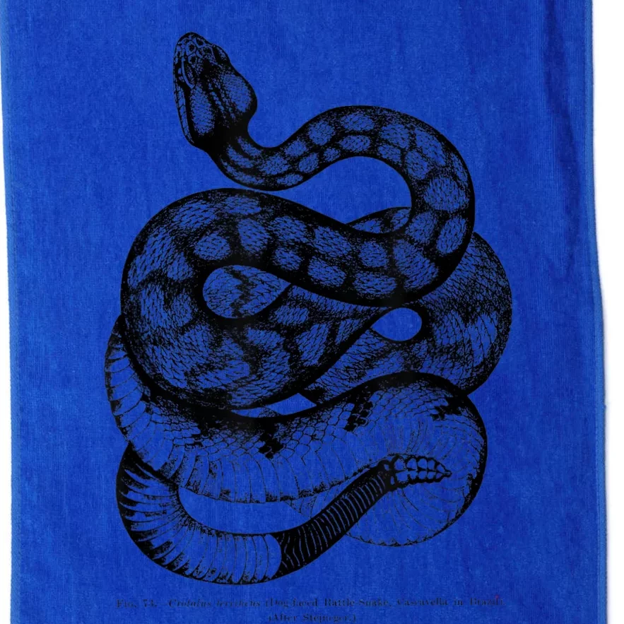 Vintage Ophiology South American Rattle Snake Tee Platinum Collection Golf Towel