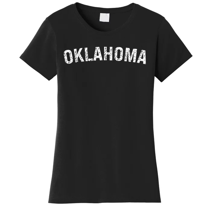 Vintage Oklahoma S Oklahoma Red Retro Women's T-Shirt