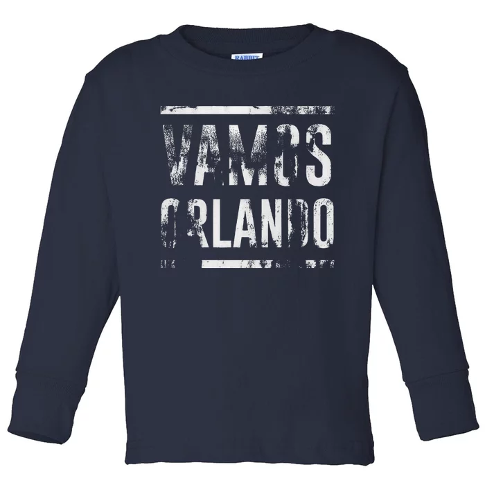 Vamos Orlando Soccer Toddler Long Sleeve Shirt