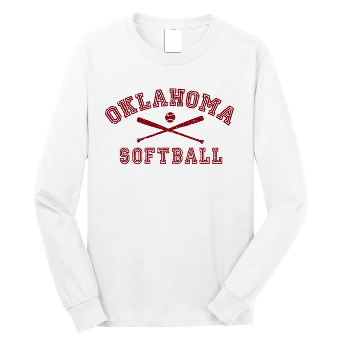 Vintage Oklahoma Softball Gear Long Sleeve Shirt