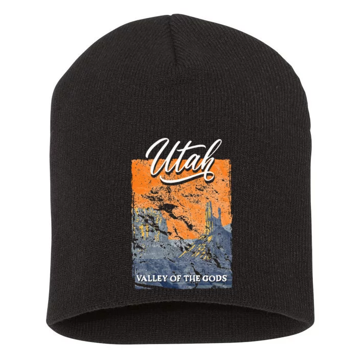 Valley Of The Gods Utah Beehive State National Parks Short Acrylic Beanie